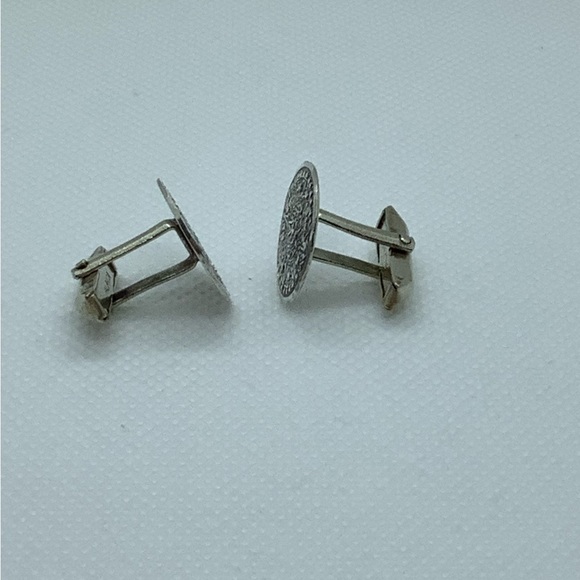 Vintage Sterling Silver 925 Aztec-Mayan Calendar Cufflinks - Picture 7 of 7